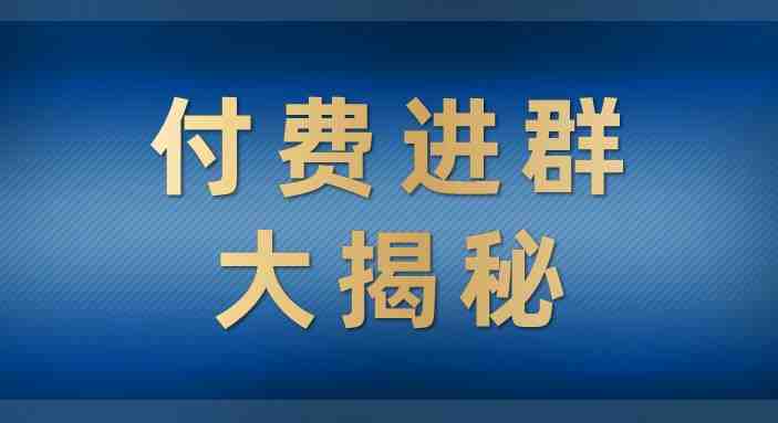 付费进群大揭秘，零基础也轻松日入500+，学会后玩转市面上50%以上的项目(揭秘“付费进群大揭秘”系统零基础也能轻松日入500+)