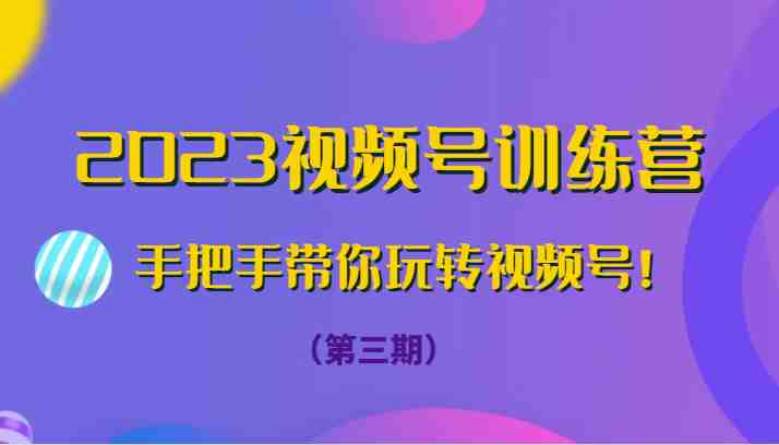手把手带你玩转视频号！(全面掌握视频号运营技巧，实现高效盈利)