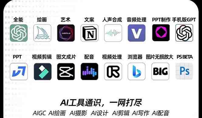 AIGC-全能特训营第3期:一次掌握14大主流AI工具,A1工具通识,一网打尽(AIGC全能特训营第3期一次掌握14大主流AI工具,引领新时代工作方式) AIGC-全能特训营第3期:一次掌握14大主流AI工具,A1工具通识,一网打尽(AIGC全能特训营第3期一次掌握14大主流AI工具,引领新时代工作方式)