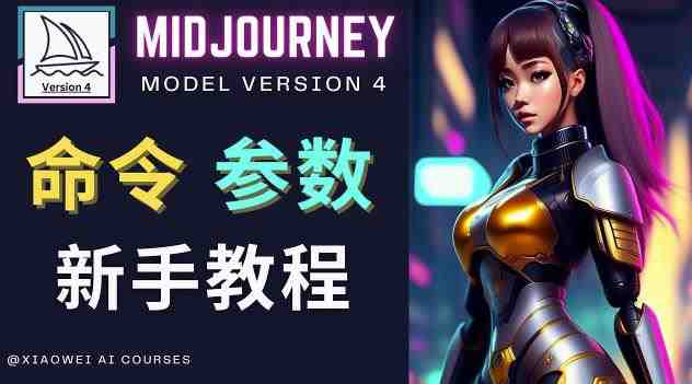 Midjourney新手入门教程，轻松创作顶级图像，命令参数-新手教程(Midjourney新手指南详解命令与参数，轻松创作顶级图像)