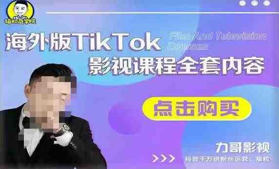 海外TikTok影视课程全套，从搭建渠道，到如何正确使用账号，到未来的变现渠道等(海外TikTok影视课程从零开始，快速掌握运营技巧)