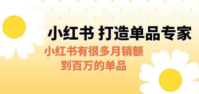 某公众号付费文章《小红书打造单品专家》小红书有很多月销额到百万的单品(小红书的百万单品策略如何快速切入并保持高利润) 某公众号付费文章《小红书打造单品专家》小红书有很多月销额到百万的单品(小红书的百万单品策略如何快速切入并保持高利润)