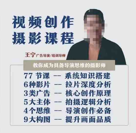 视频创作摄影课程,教你成为具备导演思维的摄影师(导演思维+拍摄技巧+拉片解析+职业发展建议)(“掌握导演思维,提升摄影技巧——全面解析视频创作摄影课程”) 视频创作摄影课程,教你成为具备导演思维的摄影师(导演思维+拍摄技巧+拉片解析+职业发展建议)(“掌握导演思维,提升摄影技巧——全面解析视频创作摄影课程”)