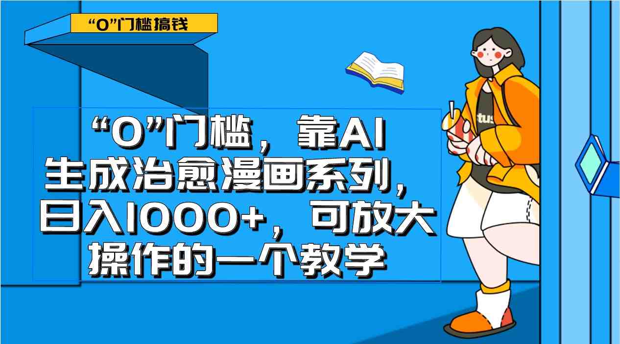 0门槛,靠AI生成治愈漫画系列,日入1000+,可放大操作的一个教学(揭秘AI治愈漫画项目从0到1的实战教学) 0门槛,靠AI生成治愈漫画系列,日入1000+,可放大操作的一个教学(揭秘AI治愈漫画项目从0到1的实战教学)