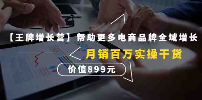 【王牌增长营】帮助更多电商品牌全域增长,月销百万实操干货,价值899元(《王牌增长营》全域增长策略,助力电商品牌实现月销百万) 【王牌增长营】帮助更多电商品牌全域增长,月销百万实操干货,价值899元(《王牌增长营》全域增长策略,助力电商品牌实现月销百万)