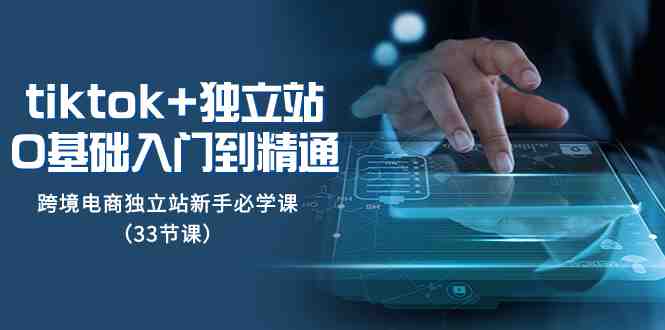 tk+独立站从0基础入门到精通,跨境电商独立站新手必学课(33节课)(全面解析跨境电商独立站运营技巧与实战策略) tk+独立站从0基础入门到精通,跨境电商独立站新手必学课(33节课)(全面解析跨境电商独立站运营技巧与实战策略)