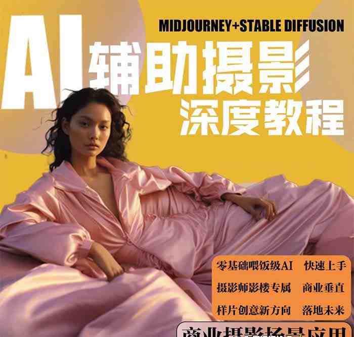 2024年AI辅助摄影人工智能商业应用摄影课程（37节课）(全面掌握AI辅助摄影技术，开启你的商业应用之旅)