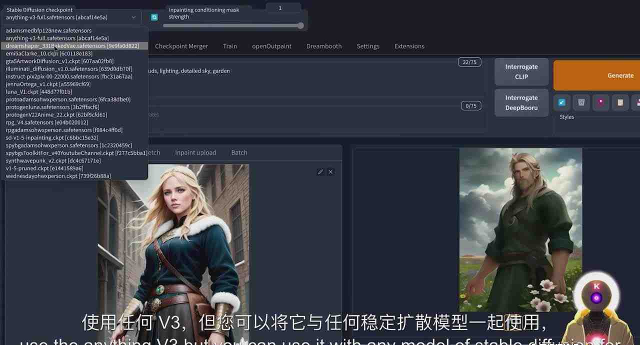 K Mastery – Stable Diffusion AI软件绘画速成从小白到精通-72节-中英字幕 K Mastery – Stable Diffusion AI软件绘画速成从小白到精通-72节-中英字幕