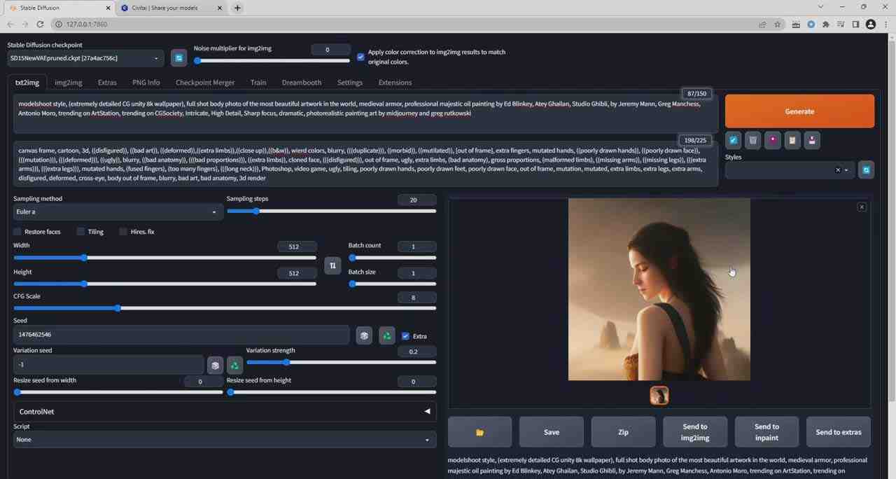 Stable Diffusion 大师班: 利用AI创建艺术图像及视频-31视频课-中英字幕 Stable Diffusion 大师班: 利用AI创建艺术图像及视频-31视频课-中英字幕