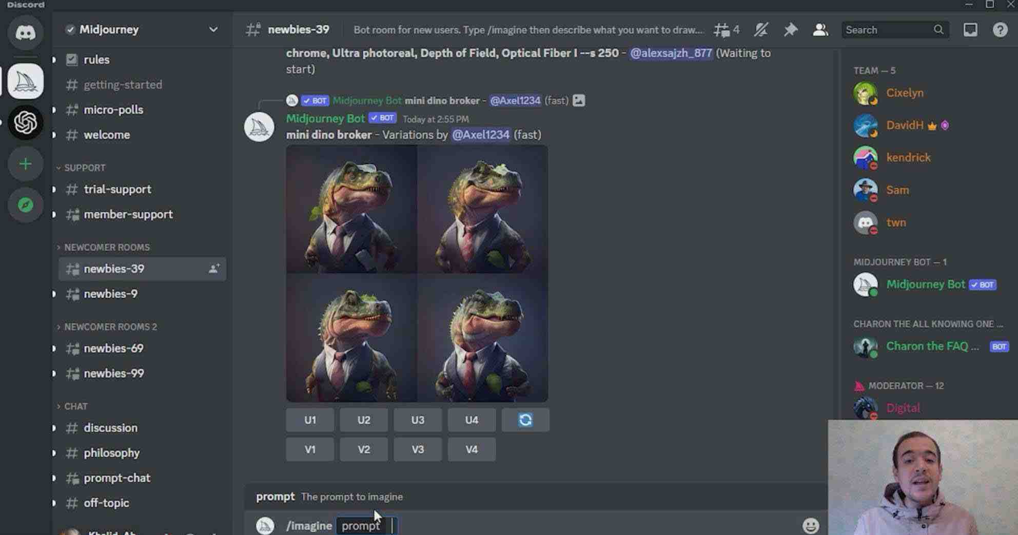 Midjourney精通教程-使用Midjourney AI创建美丽艺术图像-36节课-中英字幕 Midjourney精通教程-使用Midjourney AI创建美丽艺术图像-36节课-中英字幕