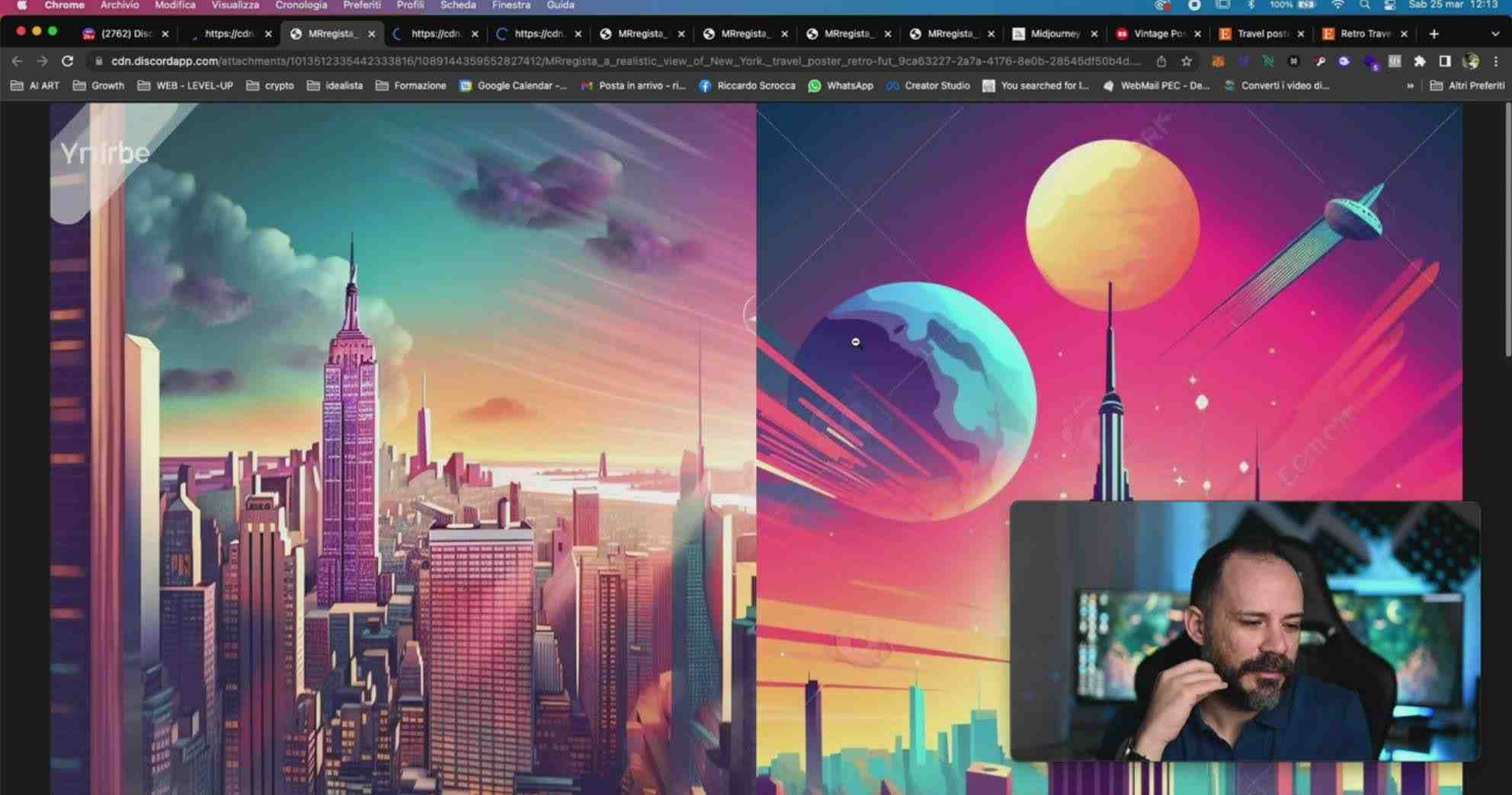 Midjourney AI人工智能创建和销售令人惊叹的海报教程-10节课-中英字幕 Midjourney AI人工智能创建和销售令人惊叹的海报教程-10节课-中英字幕