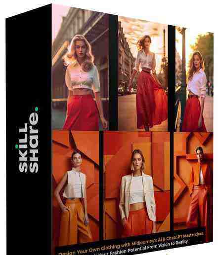 利用 Midjourneys Ai 人工智能设计自己的服装AI大师班-10节课-中英字幕 利用 Midjourneys Ai 人工智能设计自己的服装AI大师班-10节课-中英字幕