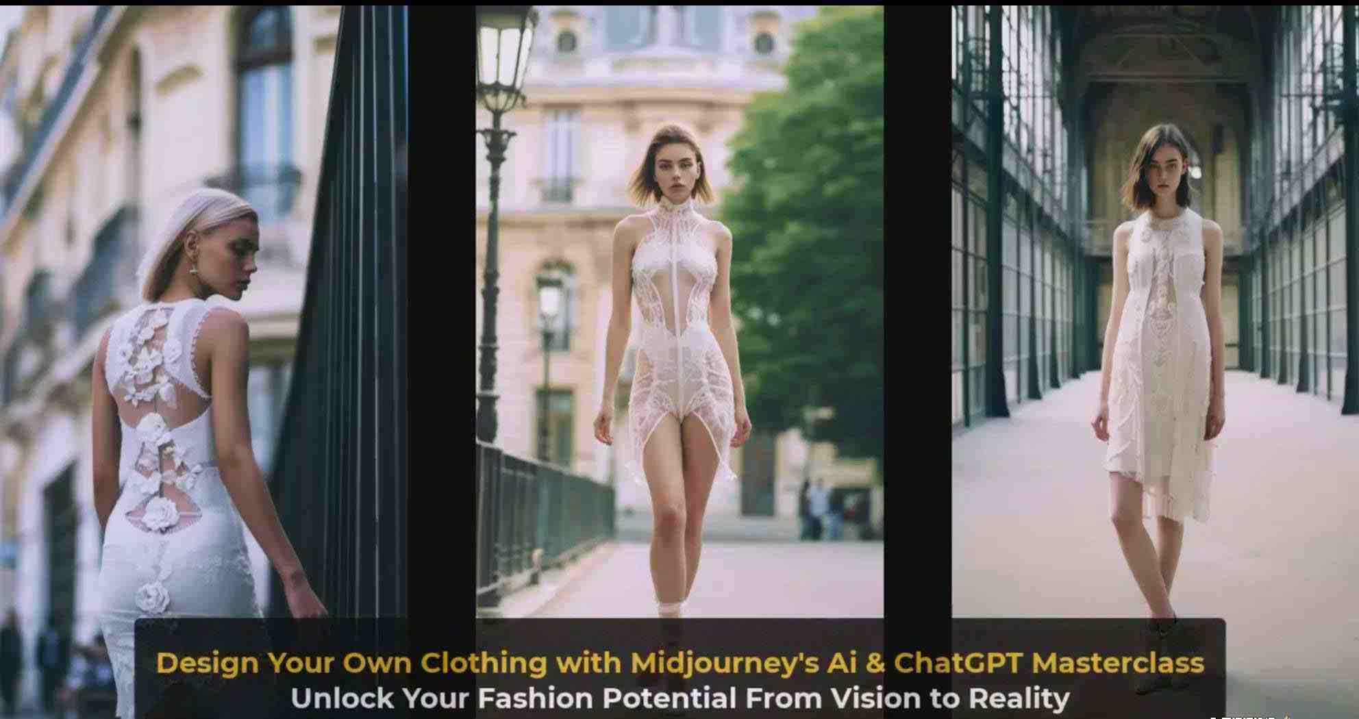 利用 Midjourneys Ai 人工智能设计自己的服装AI大师班-10节课-中英字幕 利用 Midjourneys Ai 人工智能设计自己的服装AI大师班-10节课-中英字幕