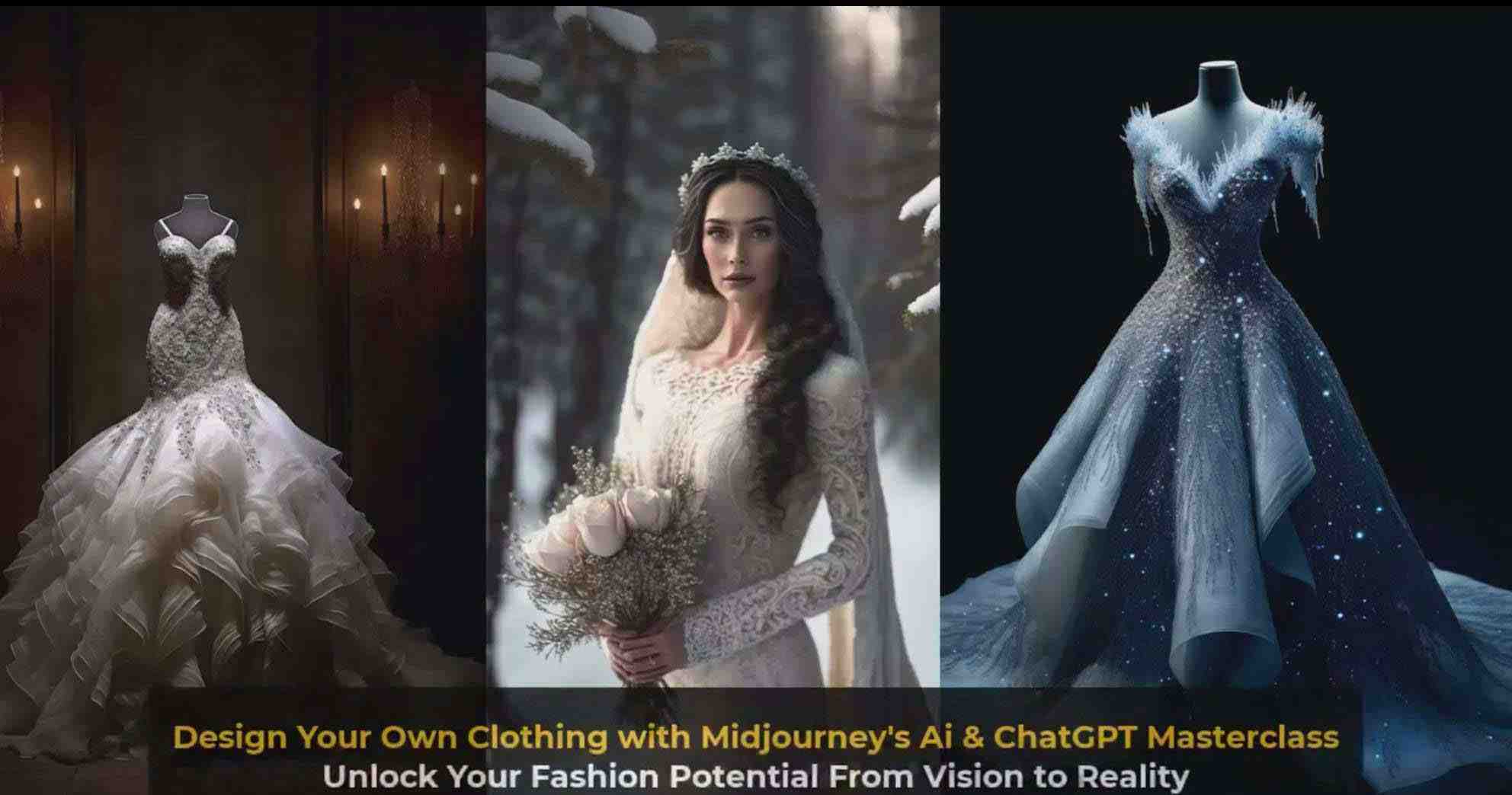 利用 Midjourneys Ai 人工智能设计自己的服装AI大师班-10节课-中英字幕 利用 Midjourneys Ai 人工智能设计自己的服装AI大师班-10节课-中英字幕