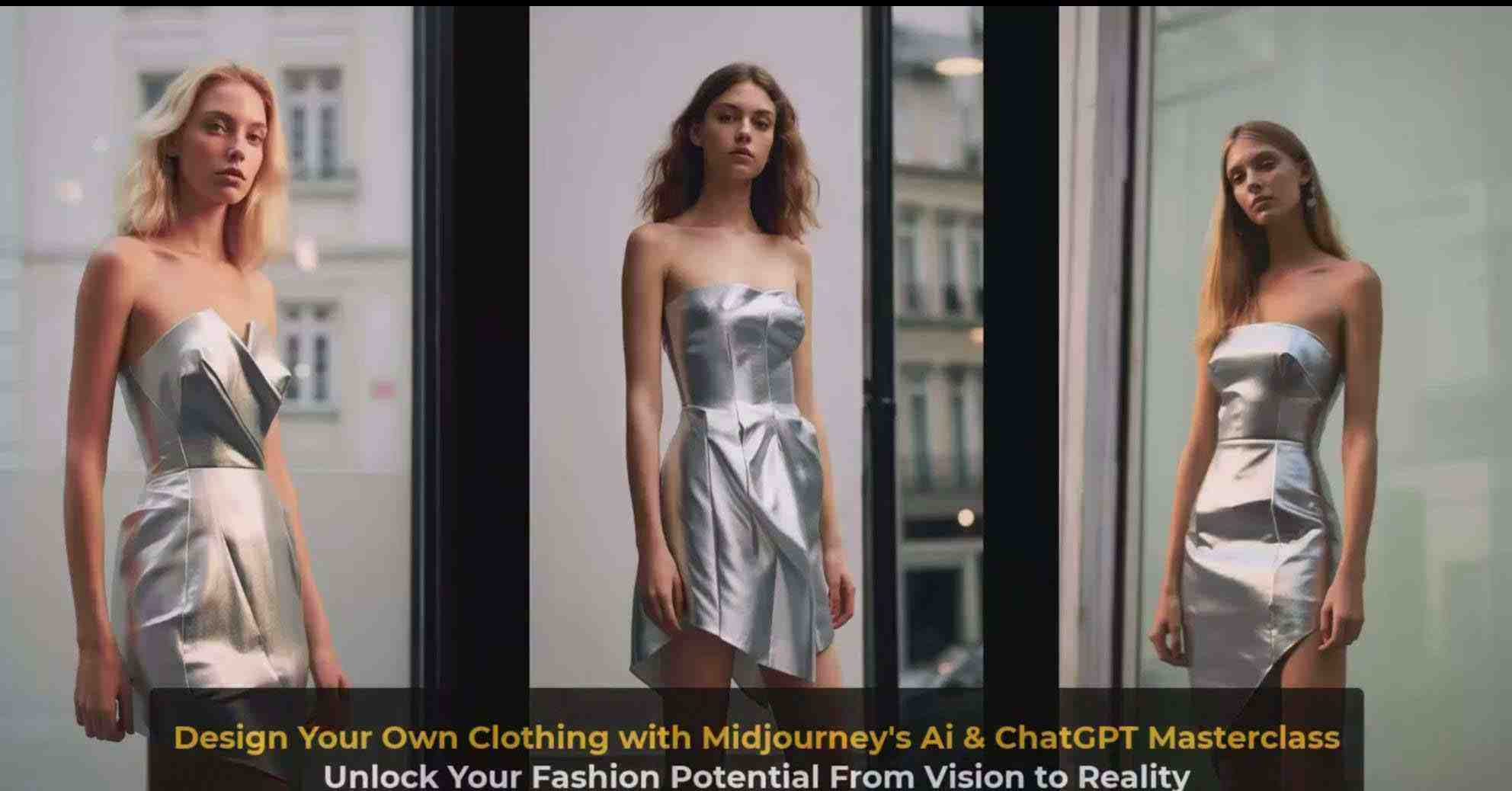 利用 Midjourneys Ai 人工智能设计自己的服装AI大师班-10节课-中英字幕 利用 Midjourneys Ai 人工智能设计自己的服装AI大师班-10节课-中英字幕