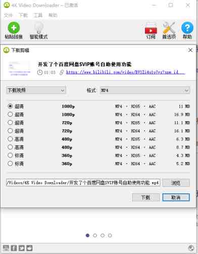 4K Video Downloader v4.26.0 解锁版 (多个知名视频平台的视频下载器)