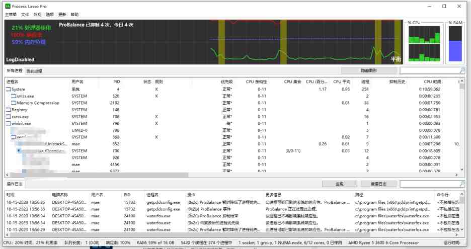 Bitsum Process Lasso Pro v12.4.1.10 解锁版 (进程调试级系统优化工具) Bitsum Process Lasso Pro v12.4.1.10 解锁版 (进程调试级系统优化工具)