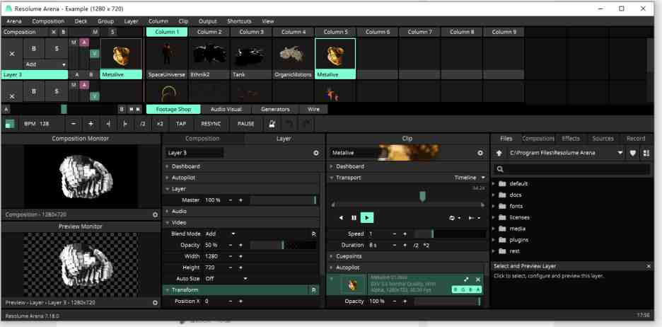 Resolume Arena v7.18.0 激活版 (VJ音视频软件) Resolume Arena v7.18.0 激活版 (VJ音视频软件)