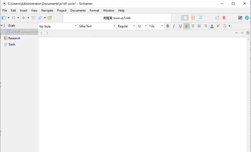 Scrivener v3.1.5.1 解锁版 (写作辅助软件) Scrivener v3.1.5.1 解锁版 (写作辅助软件)