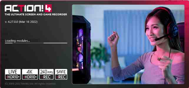 Mirillis Action v4.39.1 解锁版 (专业高清屏幕录像软件)