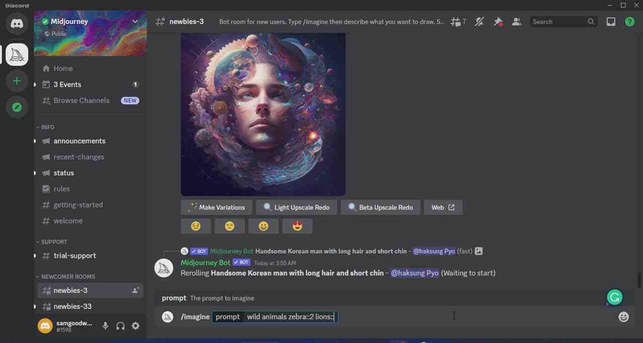 Midjourney AI人工智能艺术图片从入门到高级创作教程-33节课-中英字幕 Midjourney AI人工智能艺术图片从入门到高级创作教程-33节课-中英字幕