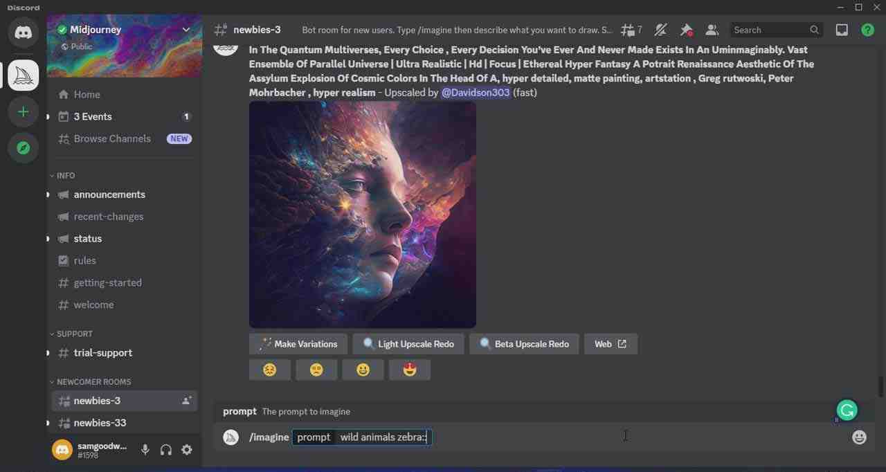 Midjourney AI人工智能艺术图片从入门到高级创作教程-33节课-中英字幕 Midjourney AI人工智能艺术图片从入门到高级创作教程-33节课-中英字幕