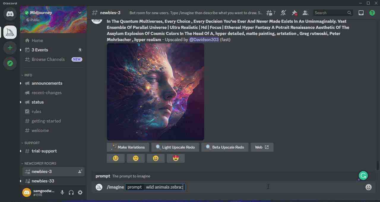 Midjourney AI人工智能艺术图片从入门到高级创作教程-33节课-中英字幕 Midjourney AI人工智能艺术图片从入门到高级创作教程-33节课-中英字幕