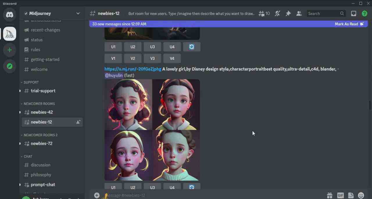 Midjourney V5 / ChatGPT 终极文本到艺术图像精通课程-47节课-中英字幕