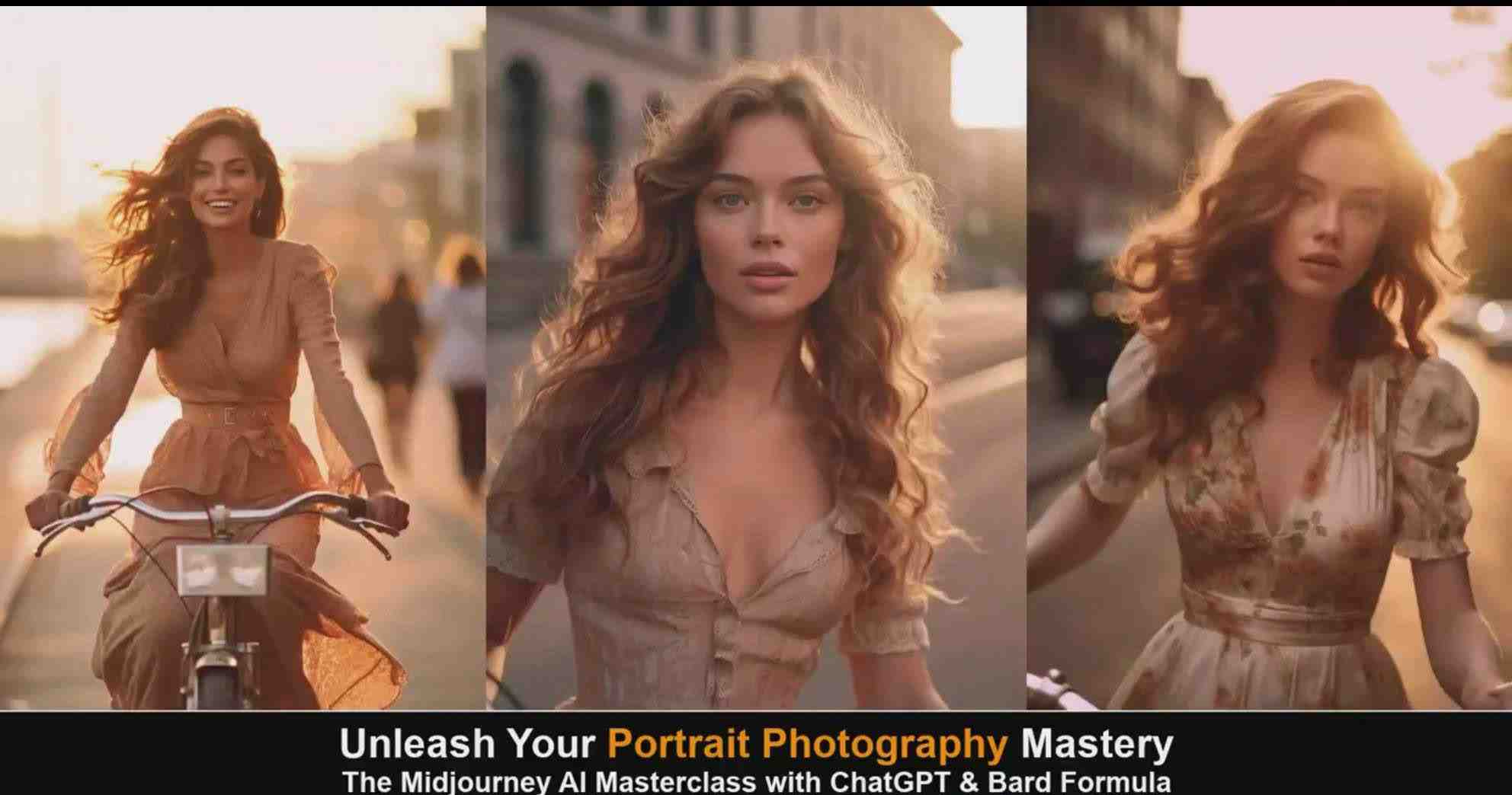 Midjourney v5 ChatGPT 和 Bard AI人工智能人像摄影大师班-15节-中英字幕 Midjourney v5 ChatGPT 和 Bard AI人工智能人像摄影大师班-15节-中英字幕