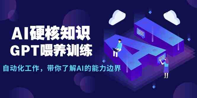 AI硬核知识-GPT喂养训练,自动化工作,带你了解AI的能力边界(10节课) AI硬核知识-GPT喂养训练,自动化工作,带你了解AI的能力边界(10节课)