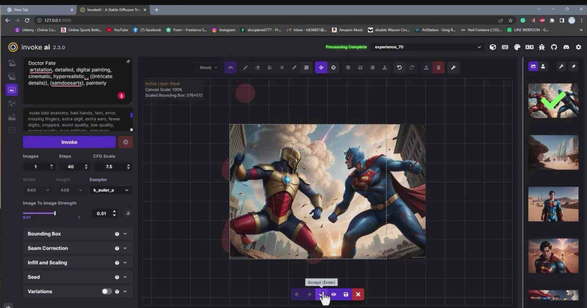 Invoke AI 绘画教程-零基础创作可以销售的完美插图-49节-中英字幕 Invoke AI 绘画教程-零基础创作可以销售的完美插图-49节-中英字幕