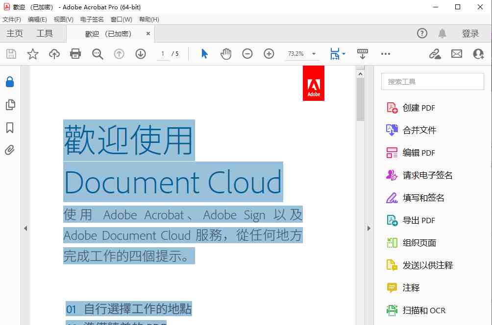 Adobe Acrobat PRO DC v2024.001.20629 解锁版 (PDF编辑器) Adobe Acrobat PRO DC v2024.001.20629 解锁版 (PDF编辑器)