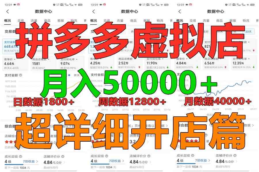 拼多多虚拟电商训练营月入40000+你也行,暴利稳定长久,副业首选 拼多多虚拟电商训练营月入40000+你也行,暴利稳定长久,副业首选