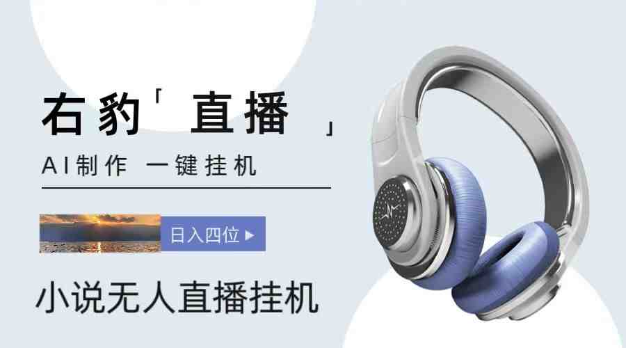 右豹小说无人直播挂机吸金项目,简单易行收益稳定, 月入1000+ 右豹小说无人直播挂机吸金项目,简单易行收益稳定, 月入1000+