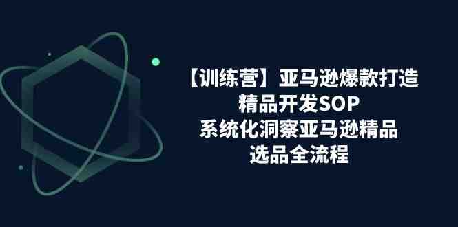 【训练营】亚马逊爆款打造之精品开发SOP,系统化洞察亚马逊精品选品全流程 【训练营】亚马逊爆款打造之精品开发SOP,系统化洞察亚马逊精品选品全流程