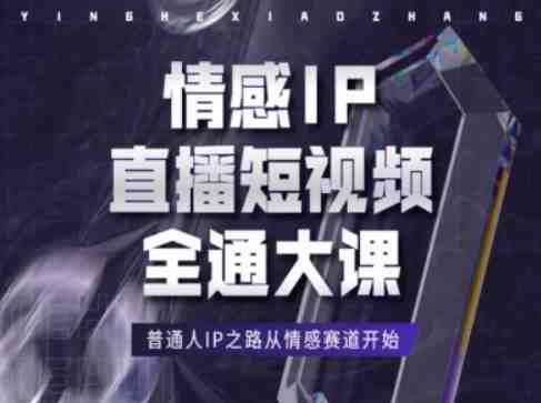 情感IP直播短视频全通大课,普通人IP之路从情感赛道开始 情感IP直播短视频全通大课,普通人IP之路从情感赛道开始