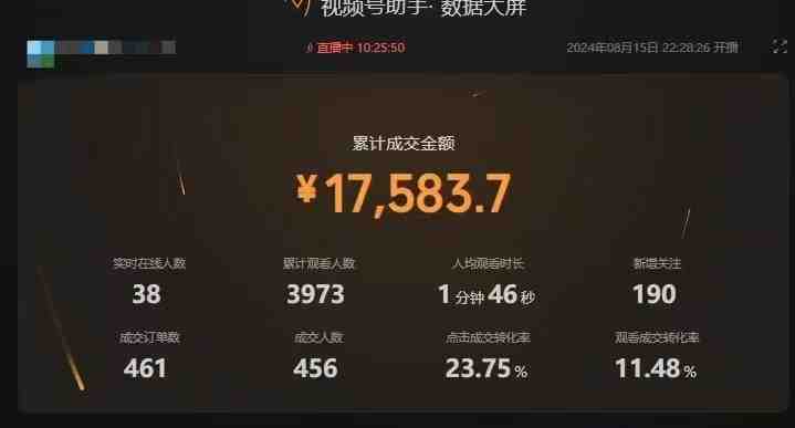 最新视频号技术流带货，只需无脑读话术直播，小白单场直播纯收益也能轻&#8230;