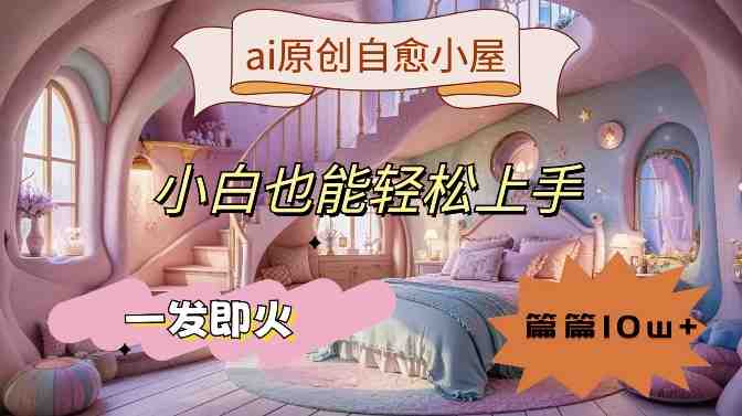 ai原创治愈小屋,小白也能轻松上手,一发即火,篇篇10w+ ai原创治愈小屋,小白也能轻松上手,一发即火,篇篇10w+