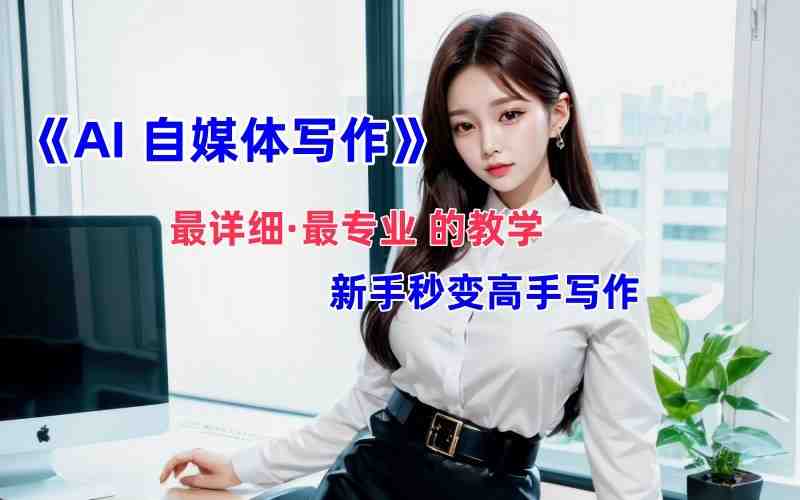全网最全最细最专业的“AI自媒体写作”教学，新手小白秒变写作高手！