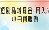 靠短剧私域掘金 月入5W 小白闭眼做（教程+2T资料）(《靠短剧私域掘金 月入5W 小白闭眼做（教程+2T资料）》低门槛、高转化率的短剧变现项目)