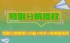 短剧分销授权,收益稳定,门槛低(视频号,抖音,快手)(探索短剧分销授权的全流程与收益策略)