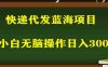 2023最新蓝海快递代发项目，小白零成本照抄也能日入300+(2023最新蓝海快递代发项目，小白零成本也能日入过百！)