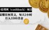 国外返利网(cashback)项目:无需懂任何英文,每天2小时,月入3500美金