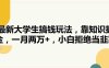 最新大学生搞钱玩法,靠知识掘金,一月两万+,小白拒绝当韭菜