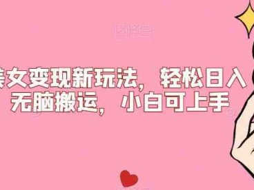 比基尼美女变现新玩法，轻松日入500+，无脑搬运，小白可上手【揭秘】