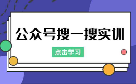 公众号搜一搜实训，收录与恢复收录、 排名优化黑科技，附送工具（价值998元）(mp1004期公众号搜一搜实训掌握收录与排名优化技巧，提升公众号运营效果)