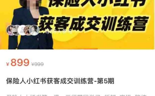 保险人小红书获客成交训练营，0基础高效玩转小红书，可复制的获客成交之路(“0基础高效玩转小红书保险人小红书获客成交训练营全面解析”)