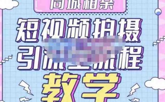 心动学堂·同城相亲短视频矩阵起号-引流-拍摄进阶，带你做好同城相亲，引流全流程教学(心动学堂同城相亲短视频矩阵起号/引流/拍摄进阶课程详解)