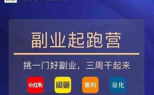 花爷-副业起跑营第2期，挑一门好副业，三周干起来（闲鱼｜小红书｜量化｜套利）(探索多元副业之路花爷副业起跑营第2期深度解析)