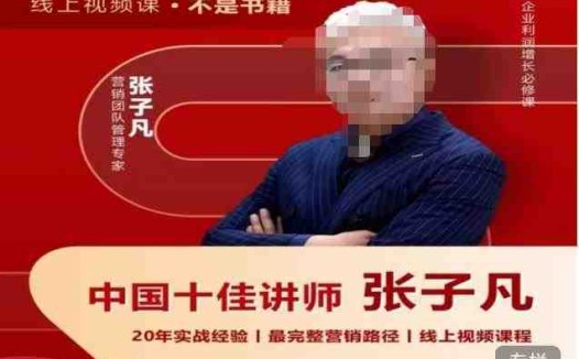 张子凡·20年实战经验，揭秘营销背后的底层逻辑，突破思维局限，从根本上破解营销难题(“张子凡20年实战经验揭秘全方位破解营销难题”)